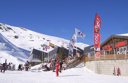 Skiing at Luz Ardiden